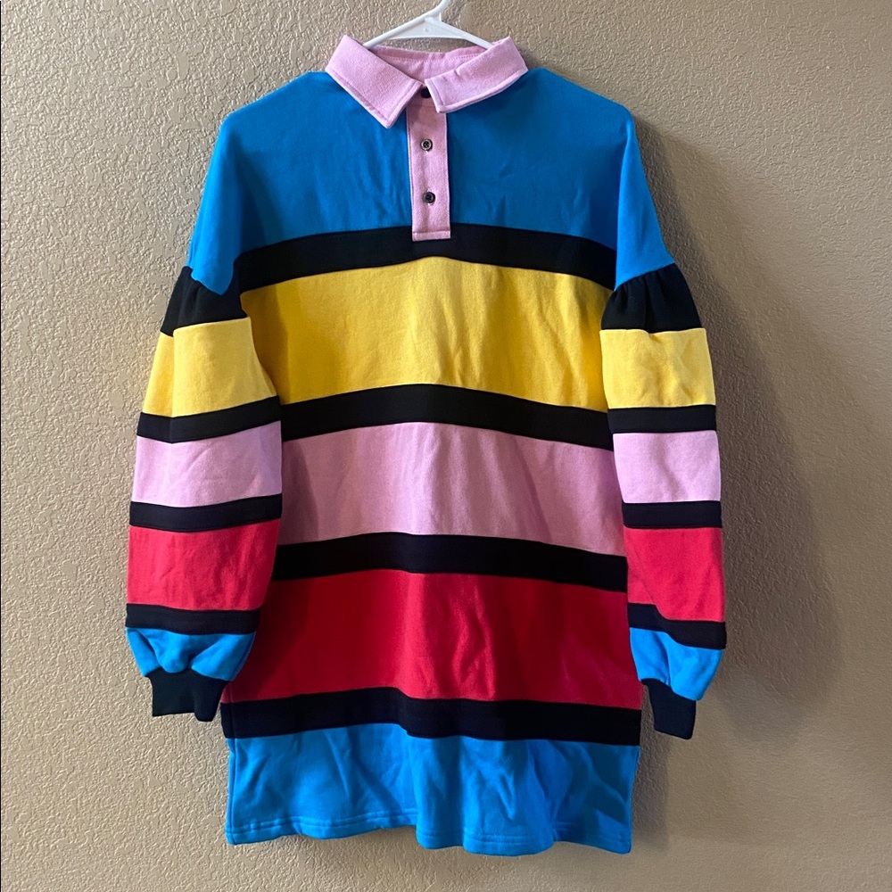 Lazy Oaf End Of The Rainbow Jersey Dress